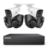 5MP 8-Channel Wired Security DVR System with 6pcs 2MP Outdoor CCTV Cameras, Smart Human / Vehicle / Motion Detection